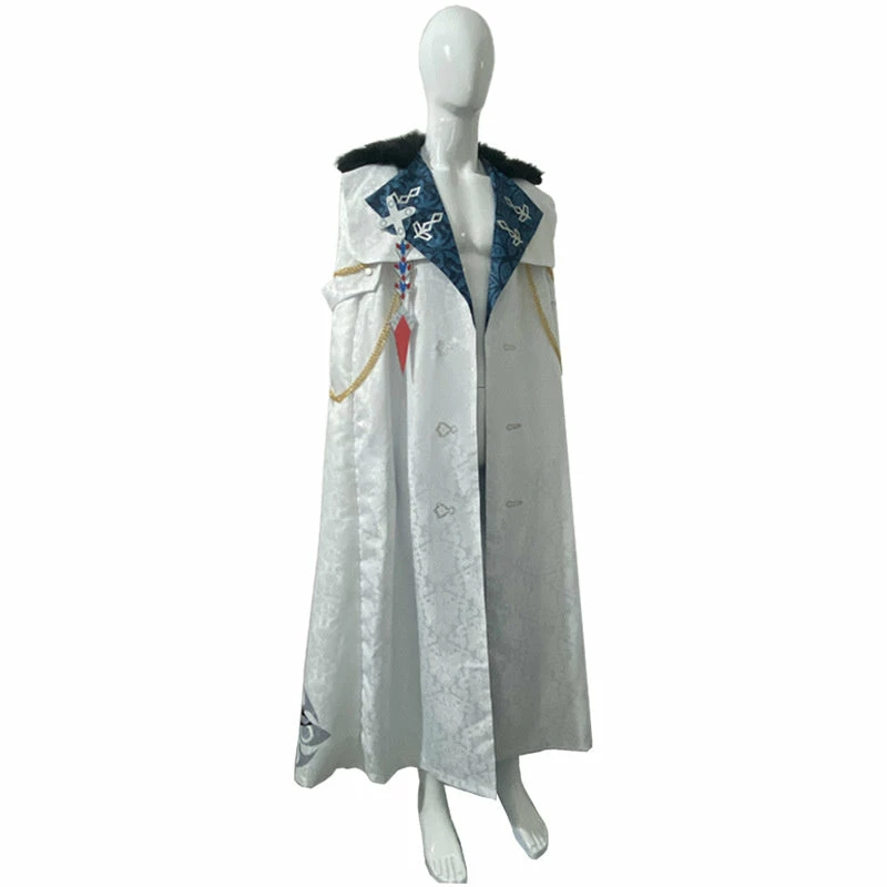 Genshin Impact Fatui Harbingers Cosplay Costumes Anime Japanese Suit Cloak Tartaglia Scarf 4 Genshin Impact Fatui Harbingers Cosplay Costumes Anime Japanese Suit Cloak Tartaglia Scarf - Image 4