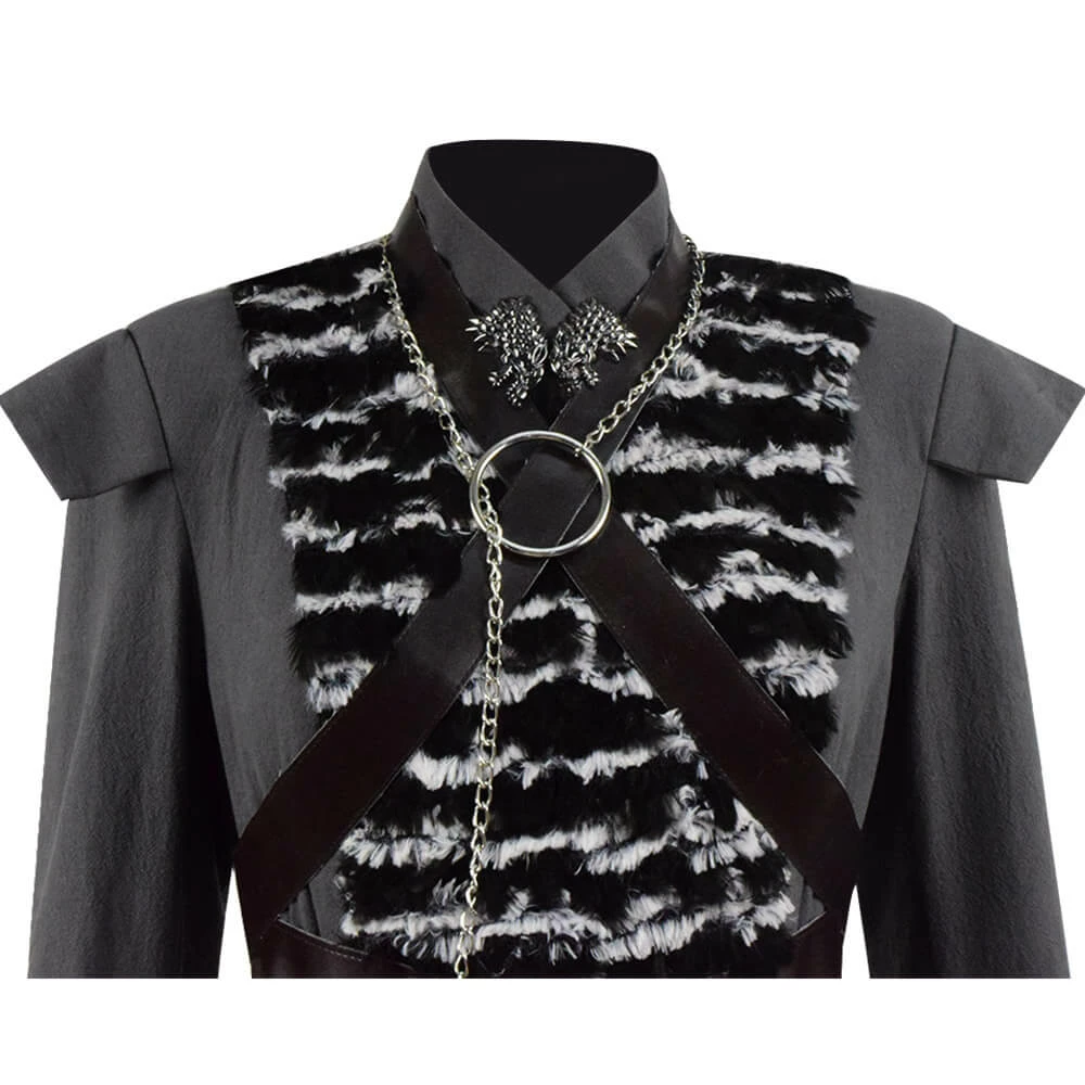 Game Of Thrones Sansa Stark Dress Cape Clock Cospaly Costume Ideas For Sale 11 Game Of Thrones Sansa Stark Dress Cape Clock Cospaly Costume Ideas For Sale - Image 11