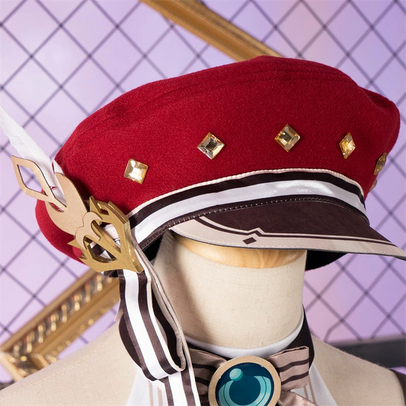 Genshin Impact Charlotte Cosplay Costume Game Fontaine Reporter Uniform Halloween Party Outfit 13 Genshin Impact Charlotte Cosplay Costume Game Fontaine Reporter Uniform Halloween Party Outfit - Image 13