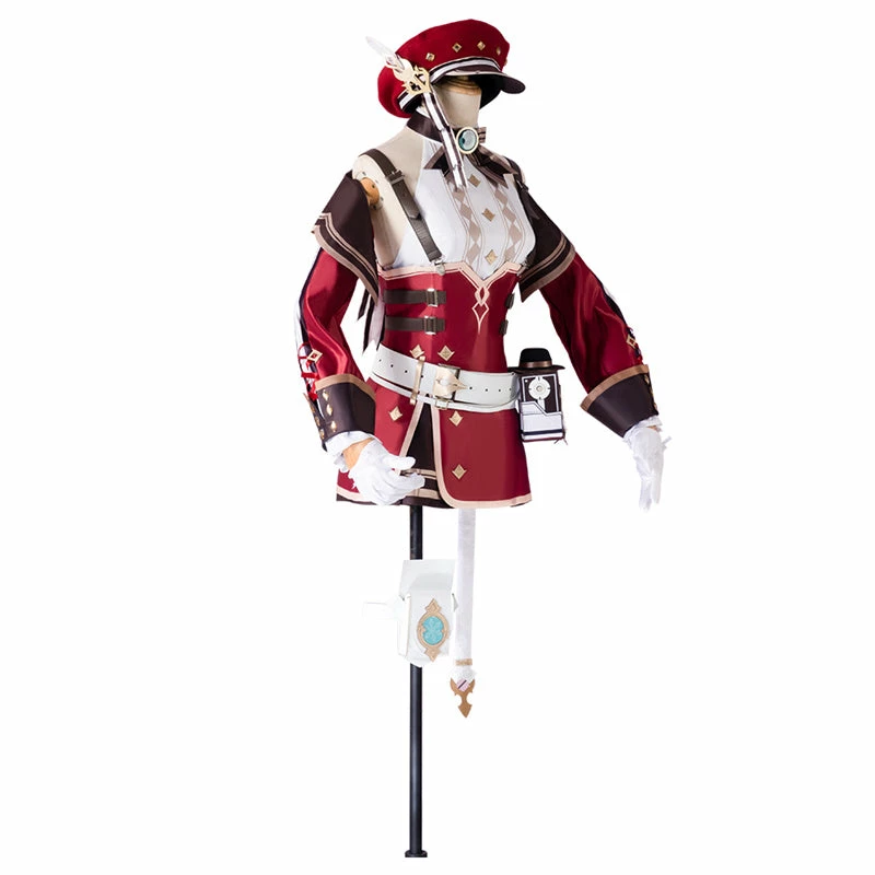 Genshin Impact Charlotte Cosplay Costume Game Fontaine Reporter Uniform Halloween Party Outfit 3 Genshin Impact Charlotte Cosplay Costume Game Fontaine Reporter Uniform Halloween Party Outfit - Image 3
