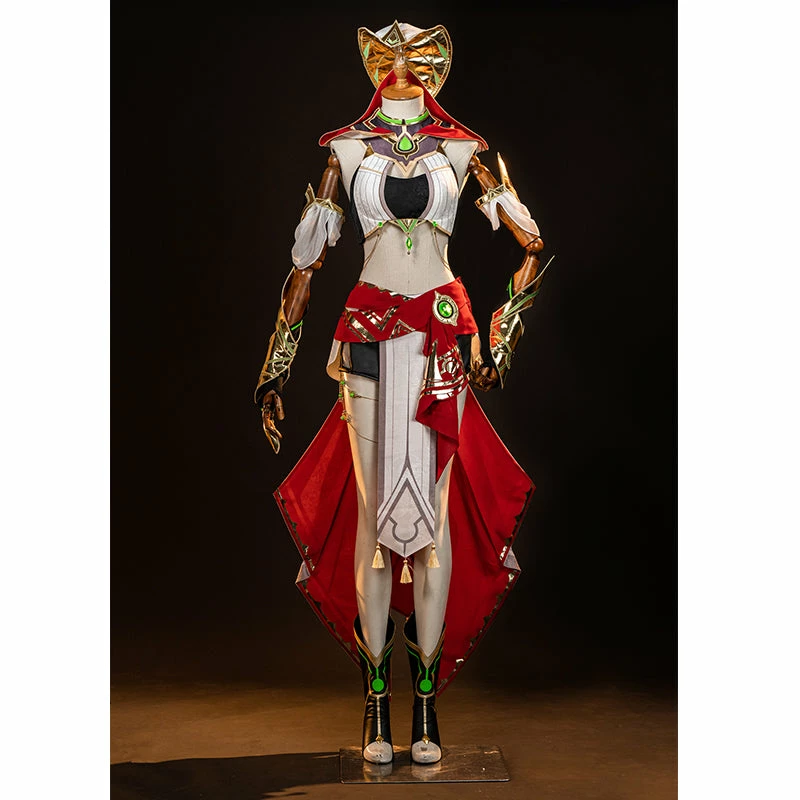 Genshin Impact The Eremite Floral Ring Dancer Cosplay Costume Halloween Carnival Suit 2 Genshin Impact The Eremite Floral Ring Dancer Cosplay Costume Halloween Carnival Suit - Image 2