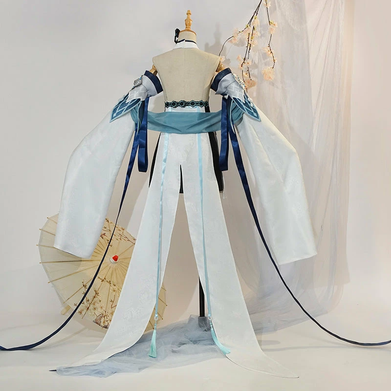 Genshin Impact Haagenti Guizhong Cosplay Costume Anime Lantern Rite Party Dress Suit 4 Genshin Impact Haagenti Guizhong Cosplay Costume Anime Lantern Rite Party Dress Suit - Image 4