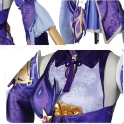 Genshin Impact Cosplay Keqing Purple Dress Cosplay Costume Deluxe Version For Sale -cosplay Sales Shop genshin impact keqing purple dress cosplay costume 2