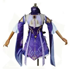 Genshin Impact Cosplay Keqing Purple Dress Cosplay Costume Deluxe Version For Sale -cosplay Sales Shop genshin impact keqing purple dress cosplay costume 7