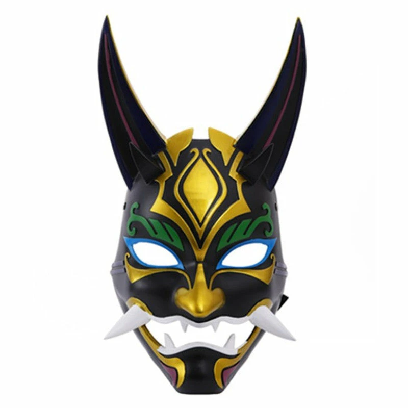 Genshin Impact Xiao Cosplay Costume Xiao Mask Halloween Carnival Prop 2 Genshin Impact Xiao Cosplay Costume Xiao Mask Halloween Carnival Prop - Image 2