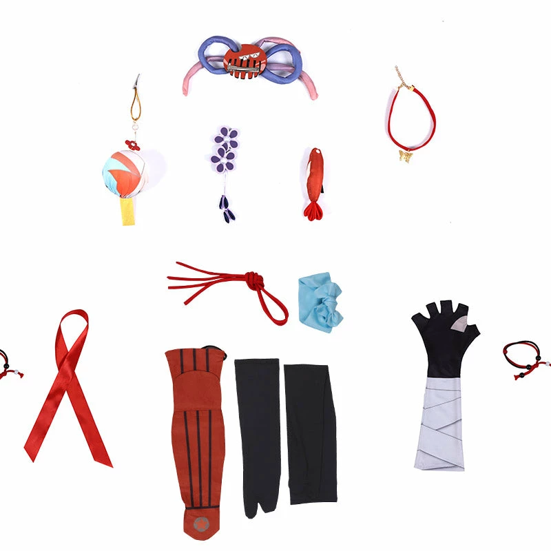 Genshin Impact Yoimiya Cosplay Costume Game Kimono Full Set 5 Genshin Impact Yoimiya Cosplay Costume Game Kimono Full Set - Image 5