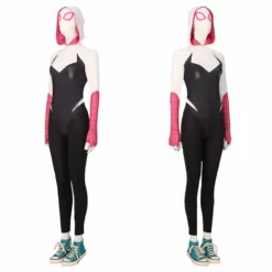 Gwen Stacy Costume Spider-man Across The Spider-Verse Cosplay Spiderman Jumpsuit Super Girl Suit -cosplay Sales Shop gwen stacy costume2
