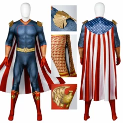 The Boys 4 The Homelander Cosplay Costume Leader Of The Seven Superman Jumpsuit