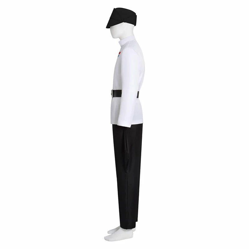 Star Wars Cosplay Imperial Military Uniform Costume Halloween Suit White Version 5 Star Wars Cosplay Imperial Military Uniform Costume Halloween Suit White Version - Image 5