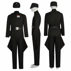Star Wars Imperial Officer Cosplay Costume Imperial Military Uniform Black Version Suit