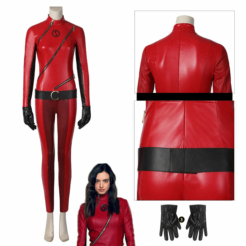Jayme Hargreeves Cosplay The Umbrella Academy S3 Sparrow Number Six Costume Team Superhero Jumpsuit 1 Jayme Hargreeves Cosplay The Umbrella Academy S3 Sparrow Number Six Costume Team Superhero Jumpsuit