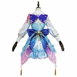 Genshin Impact Kamisato Ayaka Cosplay Costume Springbloom Missive Lolita Dress Suit With Straw Hat -cosplay Sales Shop kamisato ayaka cosplay 19