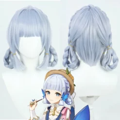 Genshin Impact Kamisato Ayaka Cosplay Costume Springbloom Missive Lolita Dress Suit With Straw Hat -cosplay Sales Shop kamisato ayaka wigs