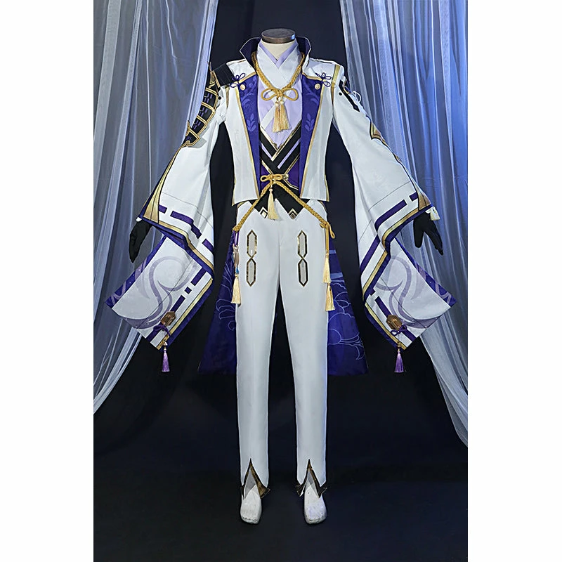 Genshin Impact Kamisato Ayato Cosplay Brother Ayato Costume Gentlemen Activity Party Suit 3 Genshin Impact Kamisato Ayato Cosplay Brother Ayato Costume Gentlemen Activity Party Suit - Image 3