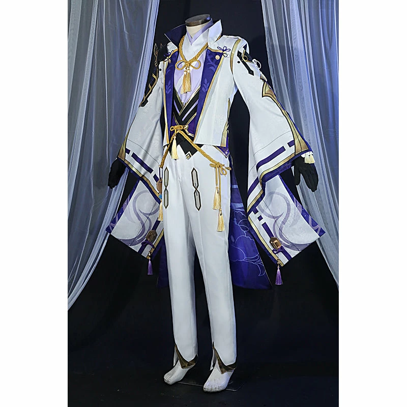 Genshin Impact Kamisato Ayato Cosplay Brother Ayato Costume Gentlemen Activity Party Suit 4 Genshin Impact Kamisato Ayato Cosplay Brother Ayato Costume Gentlemen Activity Party Suit - Image 4