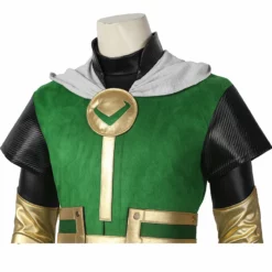 Kid Loki Cosplay Costume Superhero Green Suit Halloween Outfit -cosplay Sales Shop kid loki costume11