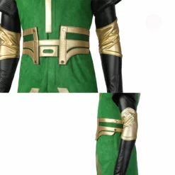 Kid Loki Cosplay Costume Superhero Green Suit Halloween Outfit -cosplay Sales Shop kid loki costume12