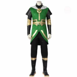 Kid Loki Cosplay Costume Superhero Green Suit Halloween Outfit -cosplay Sales Shop kid loki costume4