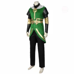 Kid Loki Cosplay Costume Superhero Green Suit Halloween Outfit -cosplay Sales Shop kid loki costume8