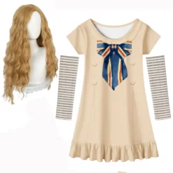 Kids Megan Dress Girls Megan Halloween Cosplay Wig M3gan Cosplay Costumes ACcosplay