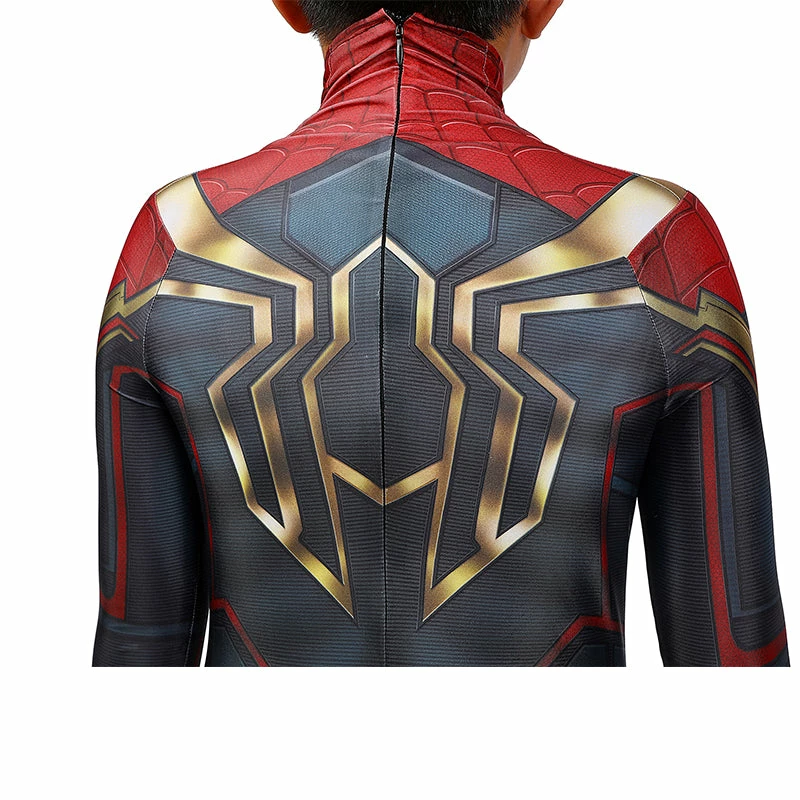 Kids Spiderman Costume Spider-man No Way Home Cosplay Costume Red Gold Jumpsuit 10 Kids Spiderman Costume Spider-man No Way Home Cosplay Costume Red Gold Jumpsuit - Image 10
