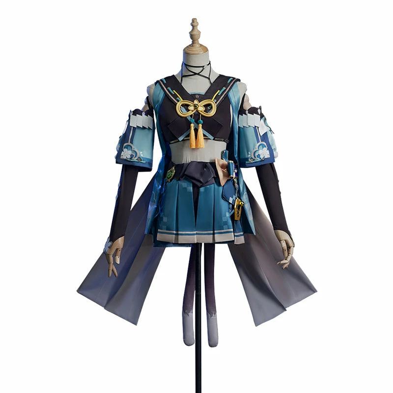 Genshin Impact Kirara Cosplay Costume Nekomata Style Dress Halloween Party Suit 2 Genshin Impact Kirara Cosplay Costume Nekomata Style Dress Halloween Party Suit - Image 2