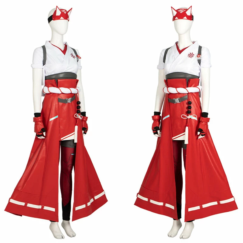 Kiriko Cosplay Overwatch 2 Kiriko Kamori Costume Halloween Party Suit 4 Kiriko Cosplay Overwatch 2 Kiriko Kamori Costume Halloween Party Suit - Image 4