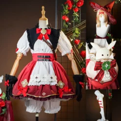 Klee Little Witch Cosplay Genshin Impact Klee Costume Dress Halloween Carnival Suit