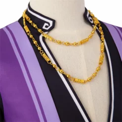 Genshin Impact Liben Cosplay Costume Gameplay NPC Genshin Purple Suit -cosplay Sales Shop liben genshin impact cosplay 17