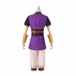 Genshin Impact Liben Cosplay Costume Gameplay NPC Genshin Purple Suit -cosplay Sales Shop liben genshin impact cosplay 20