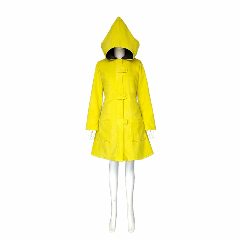 Little Nightmares 2 Six Coat Hooded Hungry Kids Little Six Costume Cosplay For Adult Children 2 Little Nightmares 2 Six Coat Hooded Hungry Kids Little Six Costume Cosplay For Adult Children - Image 2