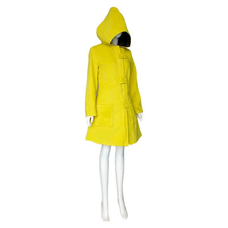Little Nightmares 2 Six Coat Hooded Hungry Kids Little Six Costume Cosplay For Adult Children 3 Little Nightmares 2 Six Coat Hooded Hungry Kids Little Six Costume Cosplay For Adult Children - Image 3