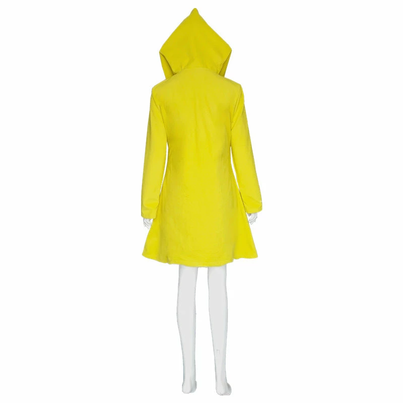 Little Nightmares 2 Six Coat Hooded Hungry Kids Little Six Costume Cosplay For Adult Children 4 Little Nightmares 2 Six Coat Hooded Hungry Kids Little Six Costume Cosplay For Adult Children - Image 4