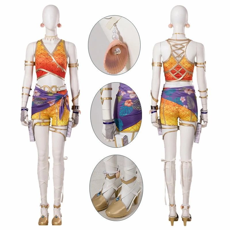 2023 Apex Legend Loba Andrade Cosplay Costume Game NPC Loba Swimsuit Summer Wear 1 2023 Apex Legend Loba Andrade Cosplay Costume Game NPC Loba Swimsuit Summer Wear