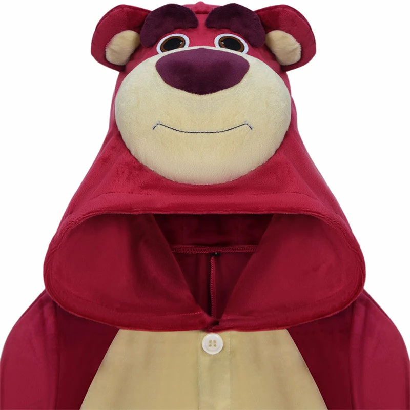 Toy Story 3 Lotso O Huggin Bear Cosplay Costume Mascot Strawberry Bear Fancy Sleepwear 7 Toy Story 3 Lotso O Huggin Bear Cosplay Costume Mascot Strawberry Bear Fancy Sleepwear - Image 7