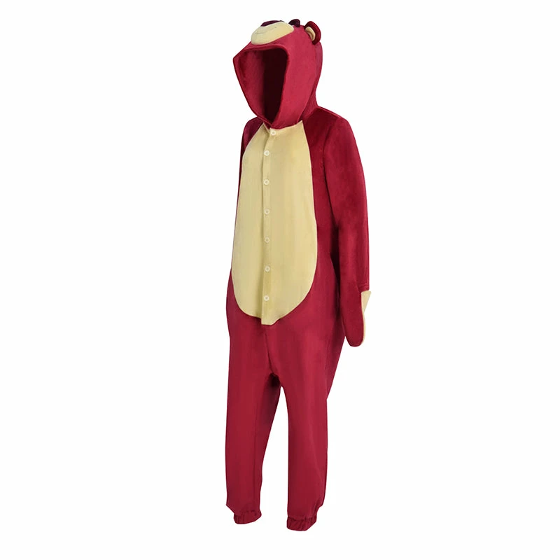 Toy Story 3 Lotso O Huggin Bear Cosplay Costume Mascot Strawberry Bear Fancy Sleepwear 3 Toy Story 3 Lotso O Huggin Bear Cosplay Costume Mascot Strawberry Bear Fancy Sleepwear - Image 3