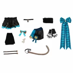 Genshin Impact Lynette Cosplay Costume Magician Assistant Dress Halloween Party Suit -cosplay Sales Shop lynette genshin impact cosplay 2