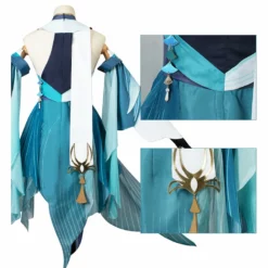 Genshin Impact Madame Ping Cosplay Costume Anime Streetward Rambler Dress Suit -cosplay Sales Shop madame ping cosplay 2