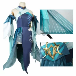 Genshin Impact Madame Ping Cosplay Costume Anime Streetward Rambler Dress Suit -cosplay Sales Shop madame ping cosplay 8