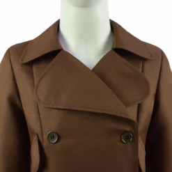 Megan Brown Coat Kids Girls M3gan Coat Cosplay Costume ACcosplay 13 Megan Brown Coat Kids Girls M3gan Coat Cosplay Costume ACcosplay -cosplay Sales Shop megan coat 2