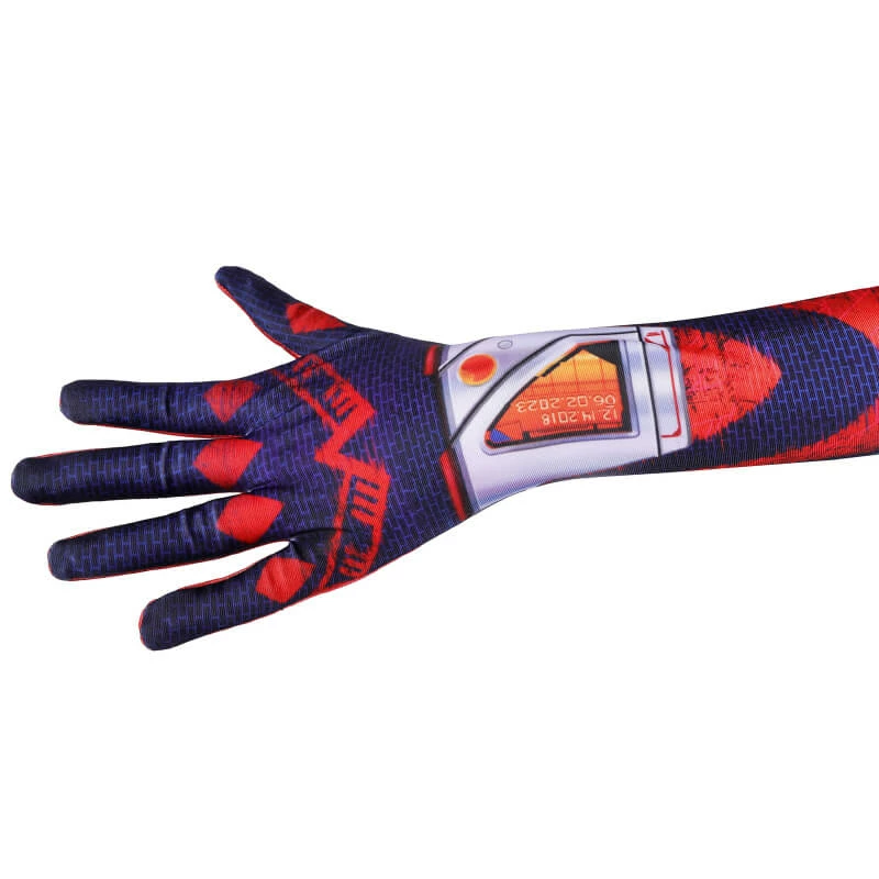 Kids Miguel O'hara Spider Verse Cosplay Spider-Man Across The Spider-Verse Spiderman 2099 Bodysuit 10 Kids Miguel O'hara Spider Verse Cosplay Spider-Man Across The Spider-Verse Spiderman 2099 Bodysuit - Image 10