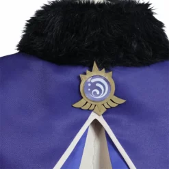 Genshin Impact Mona Megistus Cosplay Costume Anime Astrologist Purple Uniform Halloween Party Dress -cosplay Sales Shop mona megistus cosplay 19
