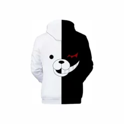 Danganronpa Monokuma Print Hoodies Jacket Black White Bear Cosplay Costume -cosplay Sales Shop monokuma cosplay costume 5
