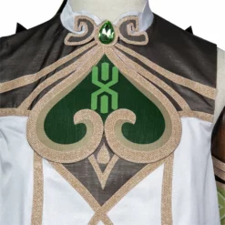 Genshin Impact Nahida Cosplay Costume Lesser Lord Kusanali Suit Anime Girl Green Dress -cosplay Sales Shop nahida cosplay 7