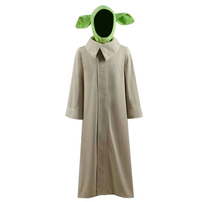 Star Wars The Mandalorian Baby Yoda Cosplay Costume Adult Kids New Version 2 Star Wars The Mandalorian Baby Yoda Cosplay Costume Adult Kids New Version - Image 2
