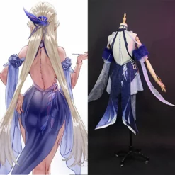 Genshin Impact Cosplay Ningguang Costume Orchids Evening Gown Dress Chinese Qipao 20 Genshin Impact Cosplay Ningguang Costume Orchids Evening Gown Dress Chinese Qipao -cosplay Sales Shop ningguang cosplay4