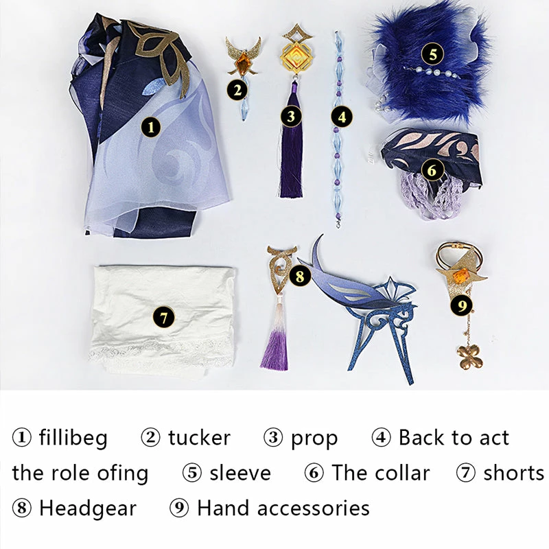 Genshin Impact Cosplay Ningguang Costume Orchids Evening Gown Dress Chinese Qipao 5 Genshin Impact Cosplay Ningguang Costume Orchids Evening Gown Dress Chinese Qipao - Image 5