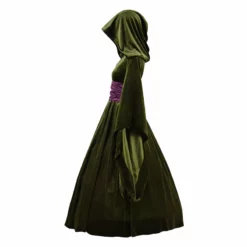 Star Wars Revenge Of The Sith Padme Amidala Green Cloak Padme Velvet Dress Cosplay Costume -cosplay Sales Shop padme green dress 5