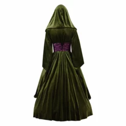 Star Wars Revenge Of The Sith Padme Amidala Green Cloak Padme Velvet Dress Cosplay Costume -cosplay Sales Shop padme green dress 6