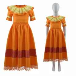 Encanto Pepa Madrigal Cosplay Encanto Dress Girls Princess Pepa Costume